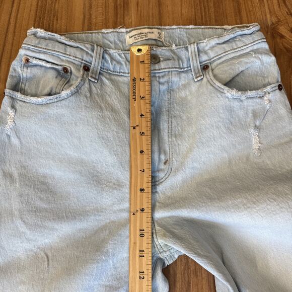 Abercrombie & Fitch Women’s ‘90’s Straight Ultra High Rise Jeans Size 28 / 6S - Picture 4 of 7